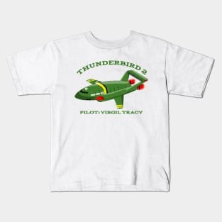 Thunderbird 2 Virgil Tracy Kids T-Shirt